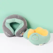 可愛いデザインのU型枕【首 Support・旅行用・携帯便利】