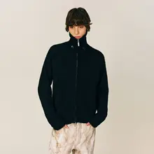 翻訳可能なカーディガン【取り外し可能なパーツ・長袖ニットセーター】
