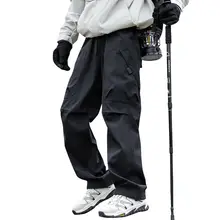 アウトドア用 メンズワイドストレートパンツ【登山・カジュアル・工装】