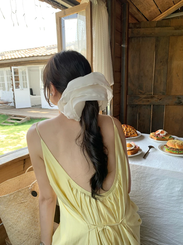 ポニーテールを簡単に固定するためのシフォン素材ヘアゴムの選び方