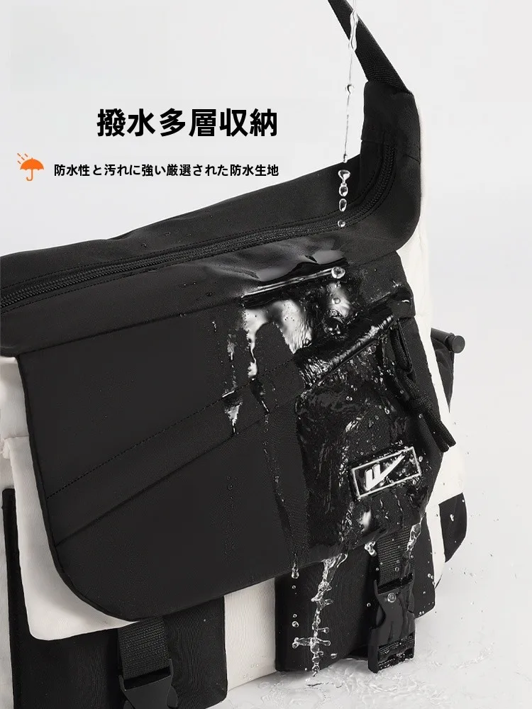 回力大容量ショルダーバッグ：大学生向けトート型ラップデザインの実用性と機能性
