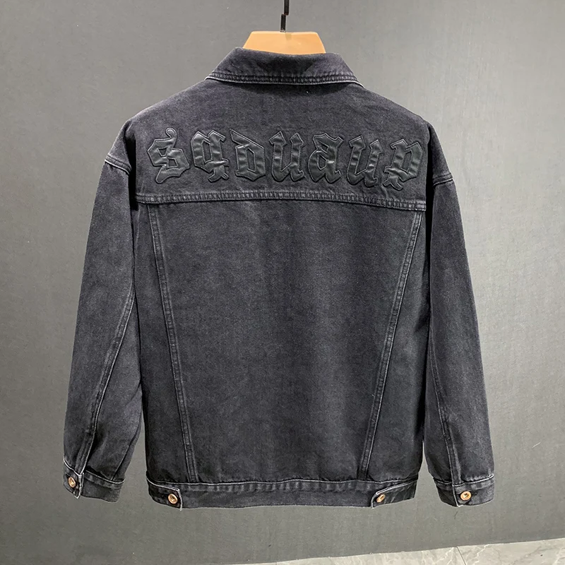刺繍入り メンズジャケット：春秋に着るデニムの翻領スタイルの実用性と着こなしのポイント