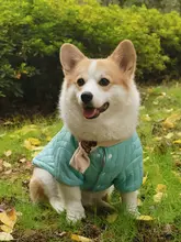 犬用秋冬コーギー用棉製ジャケット【極上の柔らかさ・保温・ベストタイプ】