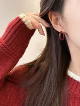 高級感漂うサークルピアス【ユニークデザイン・女性用・シンプルスタイル】