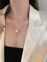 高級デザインのレディースネックレス【毛糸用・鎖骨チェーン】