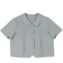 ブラウス レディース 半袖 プリーツ 涼感 肌触り柔らか 制服 夏