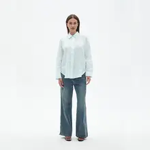 女性用ストレートデニムパンツ【フィット・秋用・高見え・細見え】