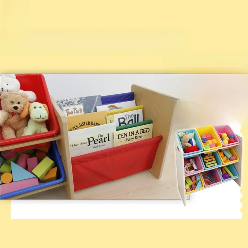 カラフルな子供部屋用玩具収納ラックTHR系列-277191の実際の収納効率と使い勝手