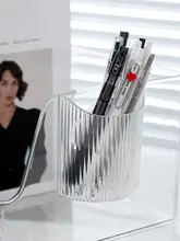 ウォールハンギング 弯月型メイク用品整理ボックス【アクリル製・フック付き・シンプルデザイン】