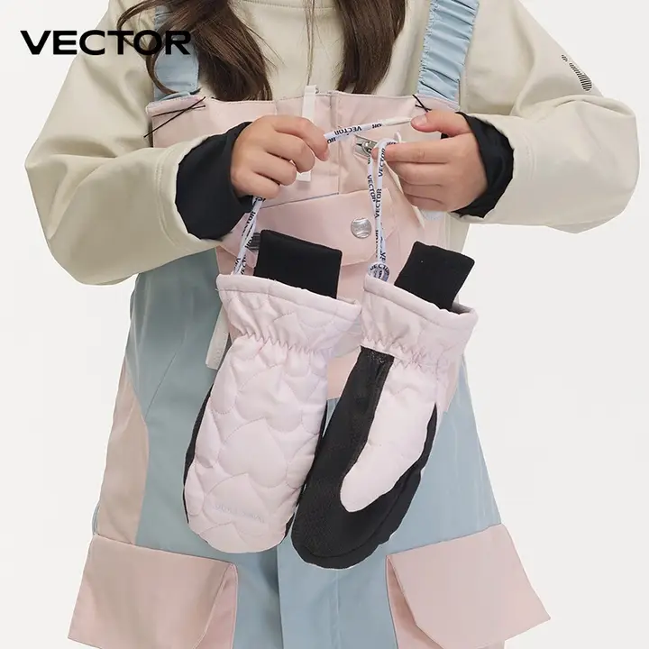 VECTOR キッズ スキー手袋【厚手・保温・防風・防水・スノーボード用】