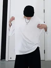 男女兼用 ゆったりしたシルエットの七分袖Tシャツ【夏向け・快適デザイン】