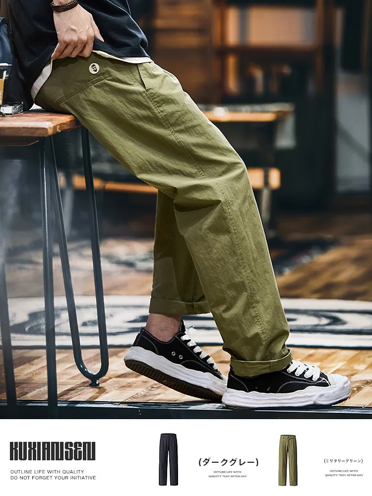 グリーン パンツ メンズ どんな場面で着るの？通勤からアウトドアまで、1つのスタイルで解決できる理由