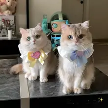 猫用薄荷風ネックカラー【ペット用・水分吸収・おしゃれなデザイン】