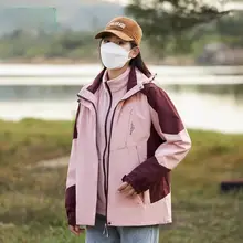 防風防水機能付きウォータープルーフジャケット【春用・ゆったりデザイン・アウトドア用】