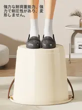 家庭用プラスチック洗濯バケツ【持ち手付き・耐久性・大容量・円形】（セットアップ対応）
