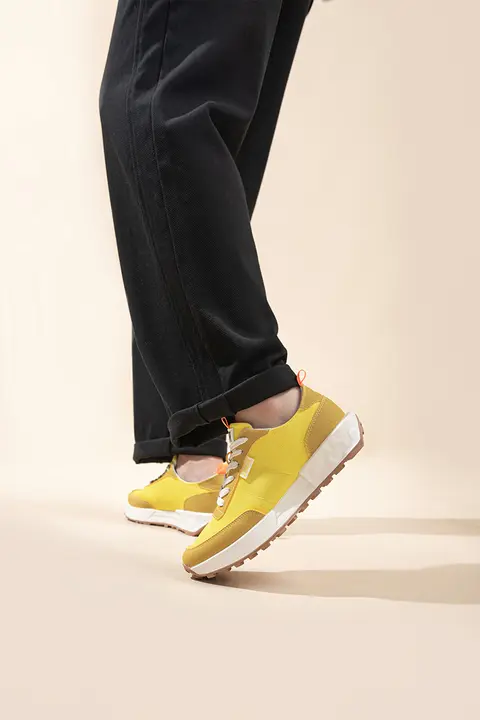 ダッドスニーカー メンズ 厚底 レトロランニングスニーカー ヴィンテージ カジュアル 秋「Semir」