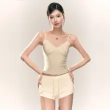 アメリカンレトロスタイルの女性用ショートパンツ【ハイウエスト・タイトフィット・夏用】