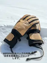 AWKA 防水山羊皮製スキーグローブ【内部五本指・保温・プロ仕様】