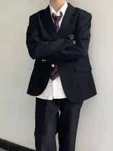 ブラックスーツ【秋春用・学院風デザイン・男性用】