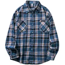 チェックシャツ 男性 秋冬 ゆったり 快適 カジュアル デザイン アメリカンスタイル