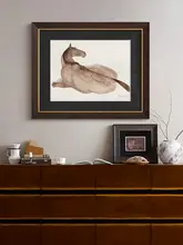 インテリア絵画 モダン フレンチ風 ミッドセンチュリー ヴィンテージ アート 上品 リビング 玄関 書斎