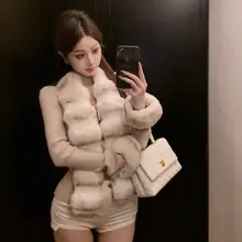 ブラック フリンジニットカーディガン【秋冬用・レディース・ハイエンドデザイン】