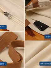 クンルン キャンバスバッグ 大容量 シングルショルダー サブバッグ