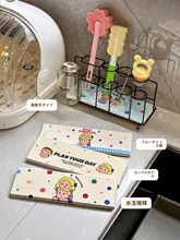 赤ちゃん用多機能乾燥ラック【哺乳瓶と水杯用・吸水マット付き】