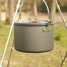 キャンプ用巨大吊り鍋【ポータブル・アウトドア料理・バーベキュー用品】