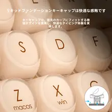 B．O．W 無線Bluetoothキーボード【メカニカルタッチ・女性向け・オフィス使用】