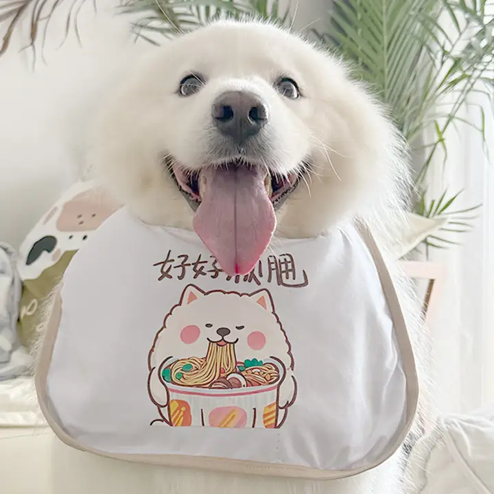 ペット用 バンダナエプロン【かわいいデザイン・大型犬用・ゴールデンレトリバーとアラスカンマラミュート対応】