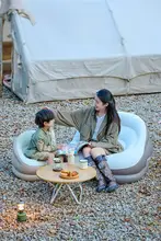 アウトドア用エアソファ【自動膨張・携帯式・折りたたみ・アウトドアキャンプ用】