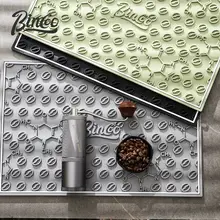 カウンターマット コーヒー 厚手 水切り 滑り止め デスク保護 タンパー収納 「Bincoo」