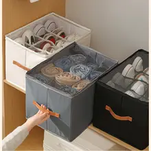 透明デザインの収納靴箱【省スペース・防塵・引き出し式・折りたたみ可】
