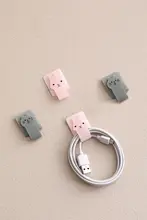デスク用ケーブルホルダー【マジックテープ・配線整理・固定具】