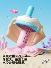 高容量プラスチック水筒【女子向け・注ぎ口付き・ポータブルデザイン】