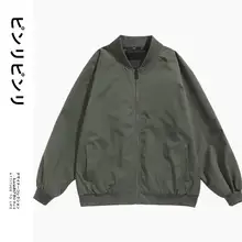 PINLI メンズ秋用フライトジャケット【シンプルデザイン・カジュアル・フィット】