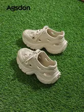 通気性のある厚底デザイン ウィメンズスポーツサンダル【極上の柔らかさ・夏用・クッション性】