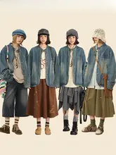 HOTHORSE ヴィンテージ風ウォッシュデニムジャケット【春秋用・女性用・カジュアルスタイル】