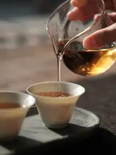 学古馬蹄杯【陶器製・手作りの茶室用茶器】