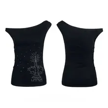 斜め肩デザインのストレッチTシャツ【フィット感・短袖・ブラック】