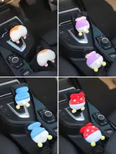 かわいいカートーンデザインのシフトノブカバー【汎用型・車内装飾用】（セットアップ対応）