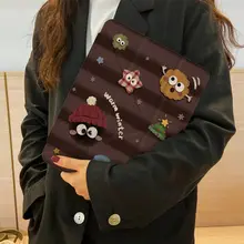 かわいいコールタールデザインのiPad Air用保護ケース【軽量アクリル・スタイラスペンホルダー付き・Y型折りたたみ・耐衝撃】