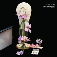 新中式ヘッドドレス【仮想花・甘美なデザイン・結婚式用】