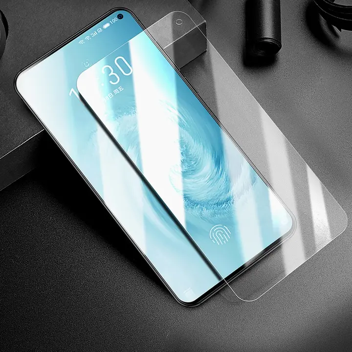 闪魔 Meizu 17/17 Pro用 強化ガラスフィルム【ブルーライトカット・防指紋・高透明度】