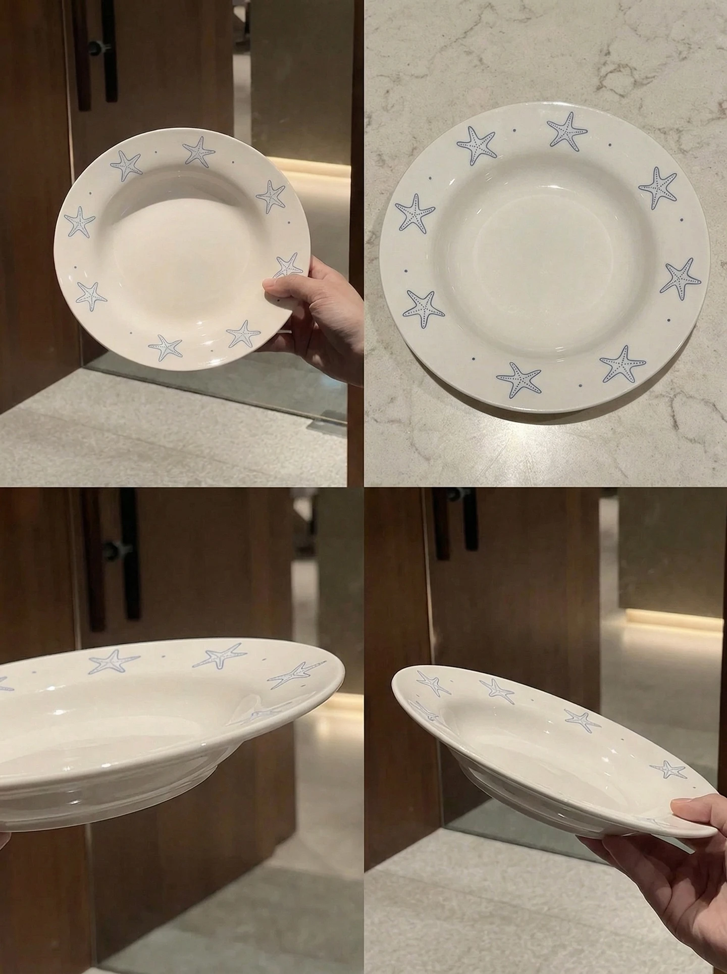 シンプルな海洋デザインの陶器プレート：グレーの機能性と実用性を徹底解説