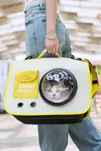 ペットキャリーバッグ 猫 犬 帆布 大容量 頭出し メッシュ窓 ショルダー 外出 お出かけ 持ち運び