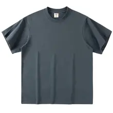 灰青色UPF50+涼感半袖Tシャツ【メンズ・夏用・通気性・ゆったりフィット】