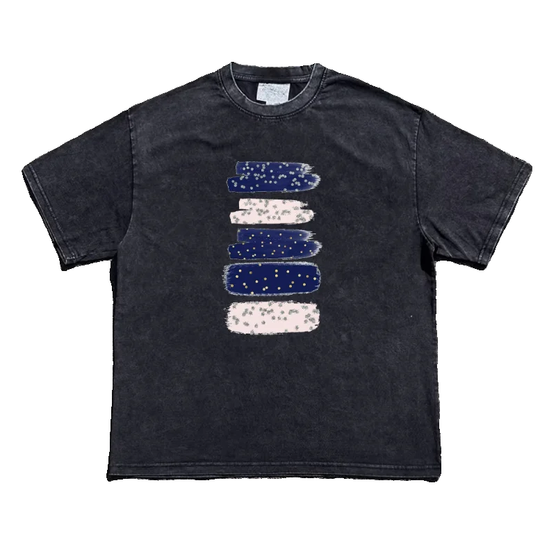 趣味の印刷デザイン 短袖Tシャツ【カップル用・ゆったりしたサイズ】（セットアップ対応）