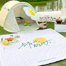 厚手アウトドアピクニックマット【防水・折りたたみ・持ち運び便利】